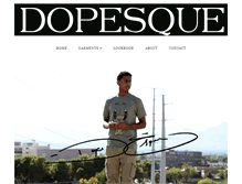 Tablet Screenshot of dopesque.com